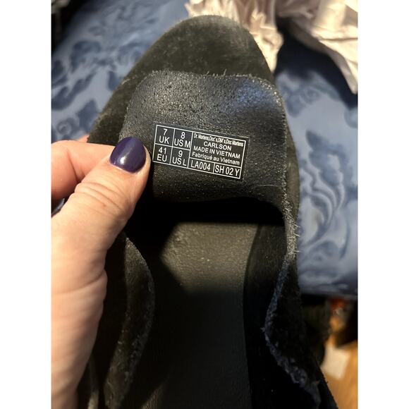 Dr Martens Black Suede Carlson Mules Size 9/EU 41 - Picture 5 of 5